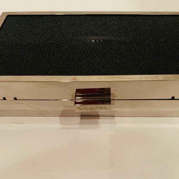 Calvin Klein Collection Box Clutch - Picture 5 of 8